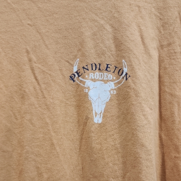 Pendleton Men's Dark Mustard Short Sleeve Tee - Picture 2 of 5